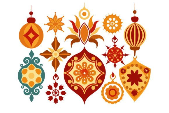Collection of Ornament Shapes: A Versatile Resource for Designers and Creators