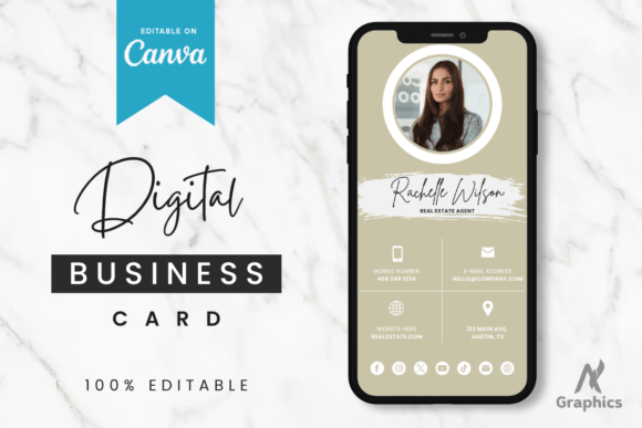 New Digital Business Card Template